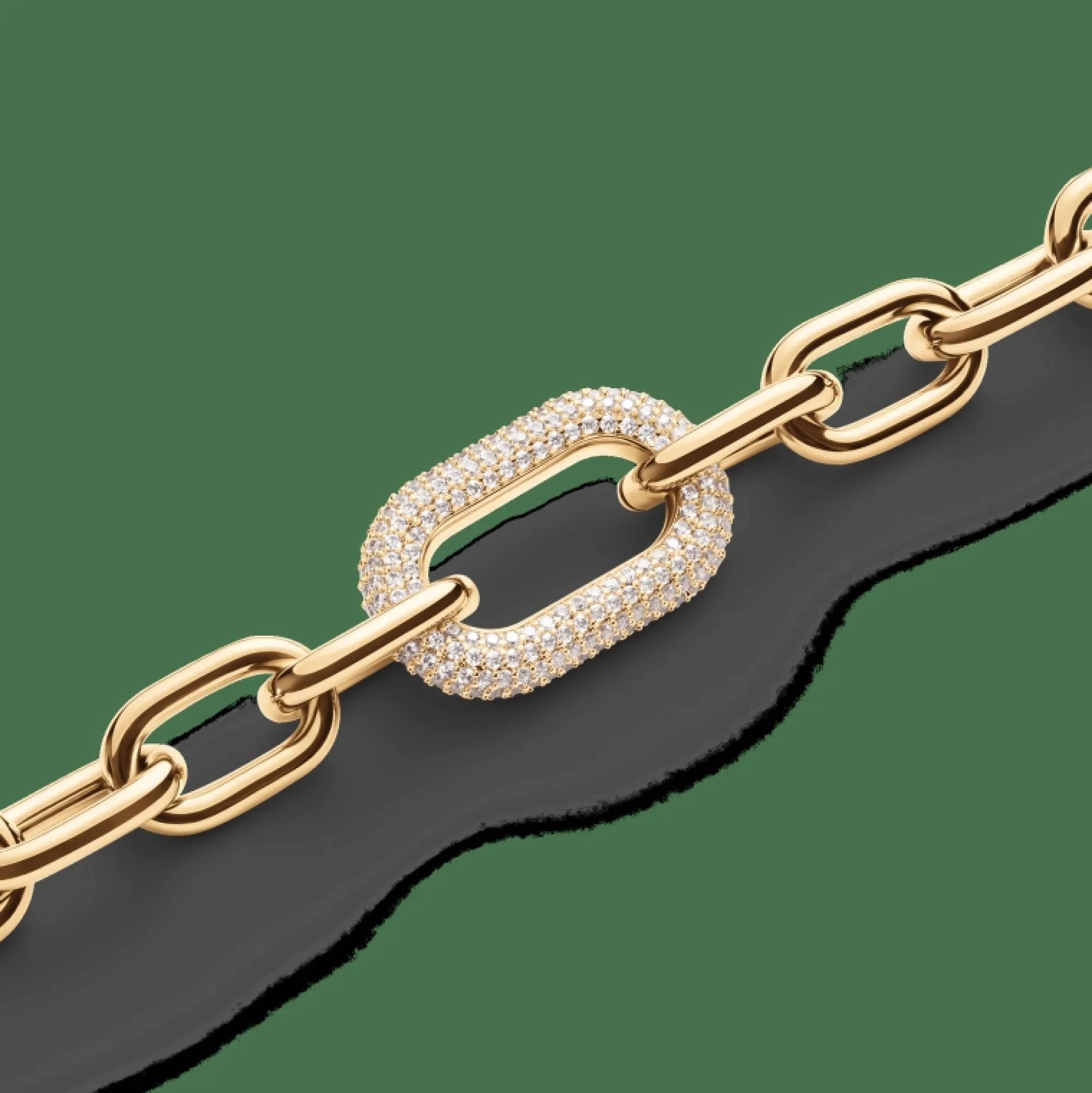 bound_black_crocodile_amp_crystal_link_bracelet_gold_2.webp Damen Daniel Wellington Bound Black Crocodile & Crystal Link Bracelet Gold
