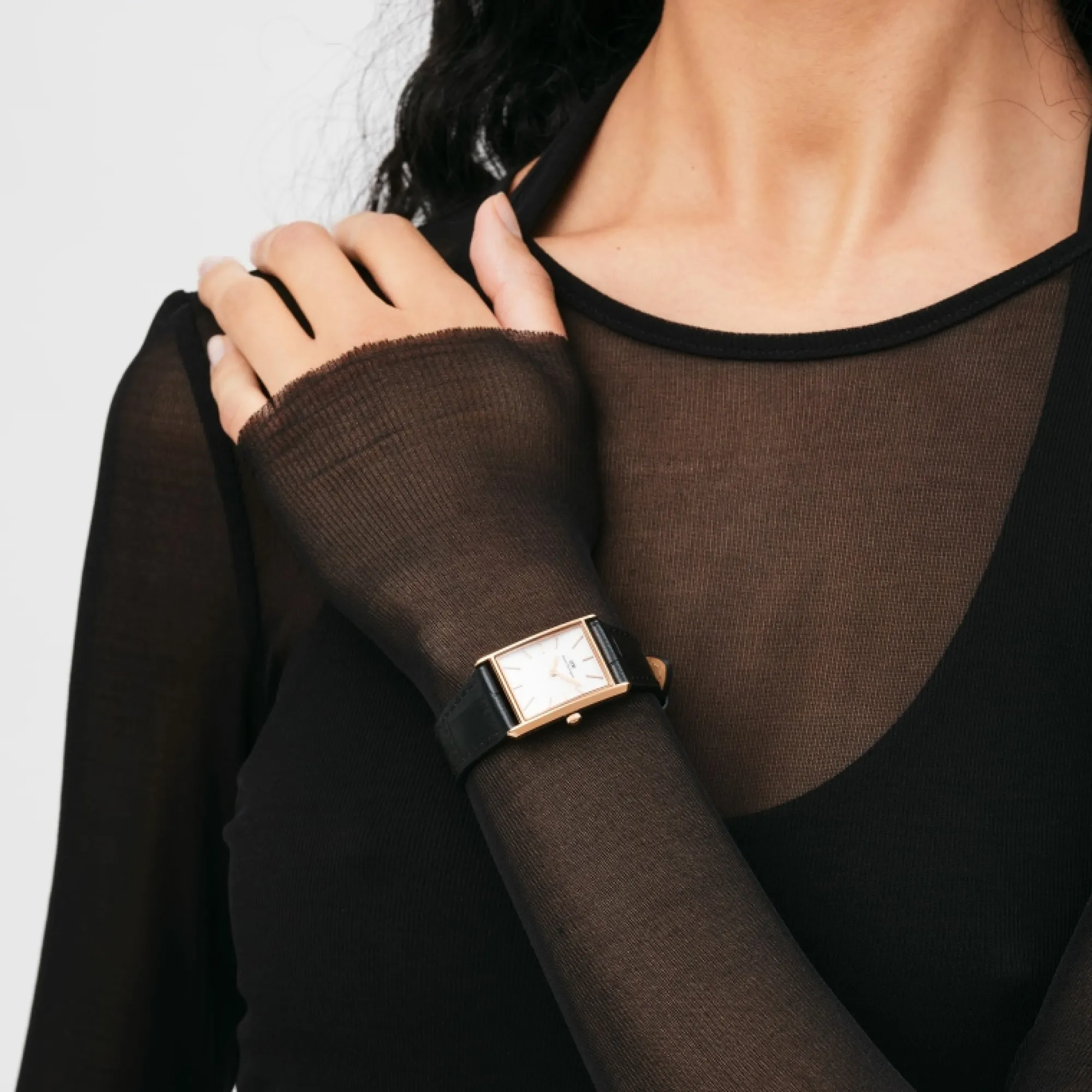 bound_black_crocodile_rose_gold_2.webp Damen Daniel Wellington Bound Black Crocodile