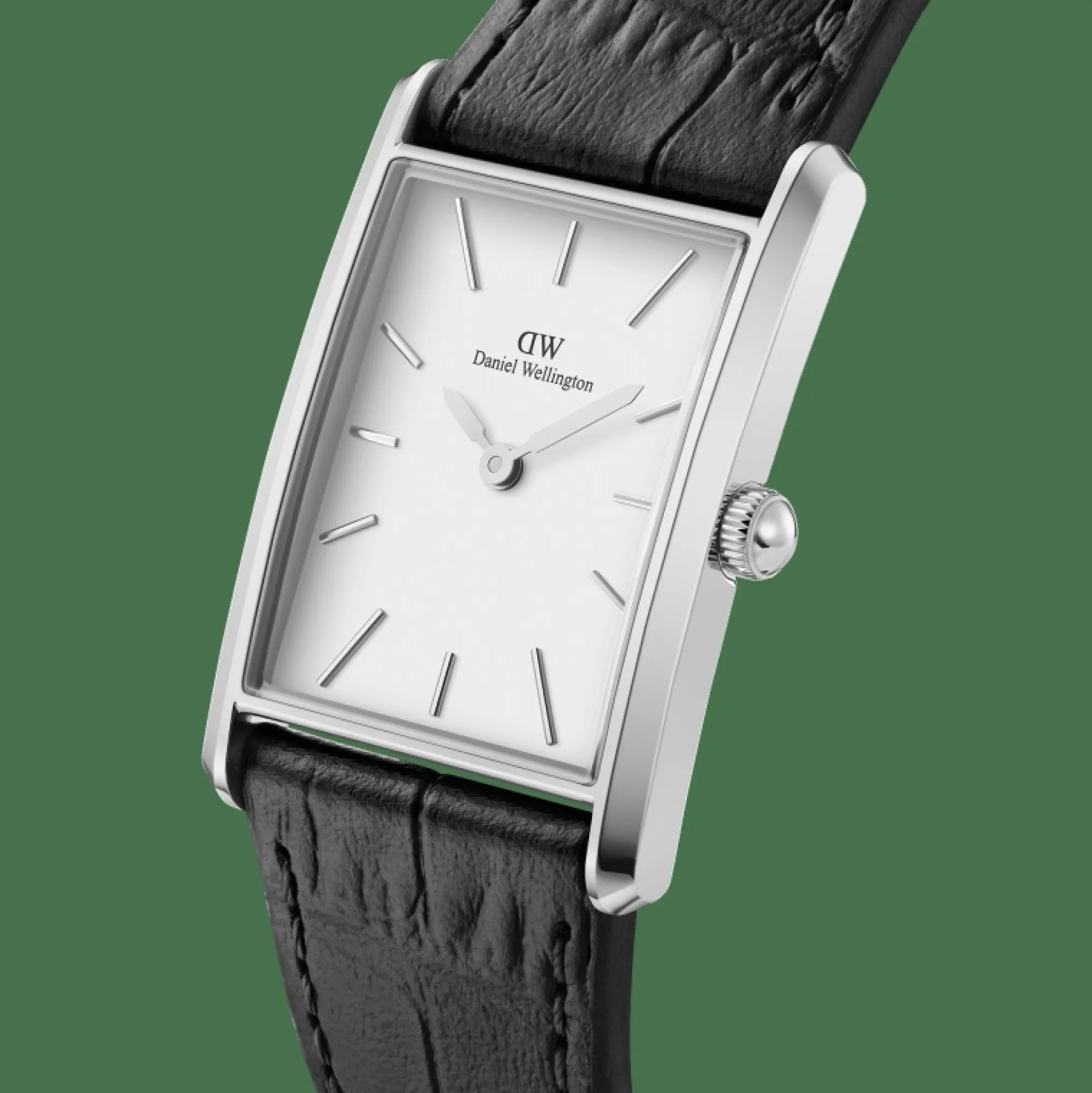 bound_black_crocodile_silver_2.webp Damen Daniel Wellington Bound Black Crocodile