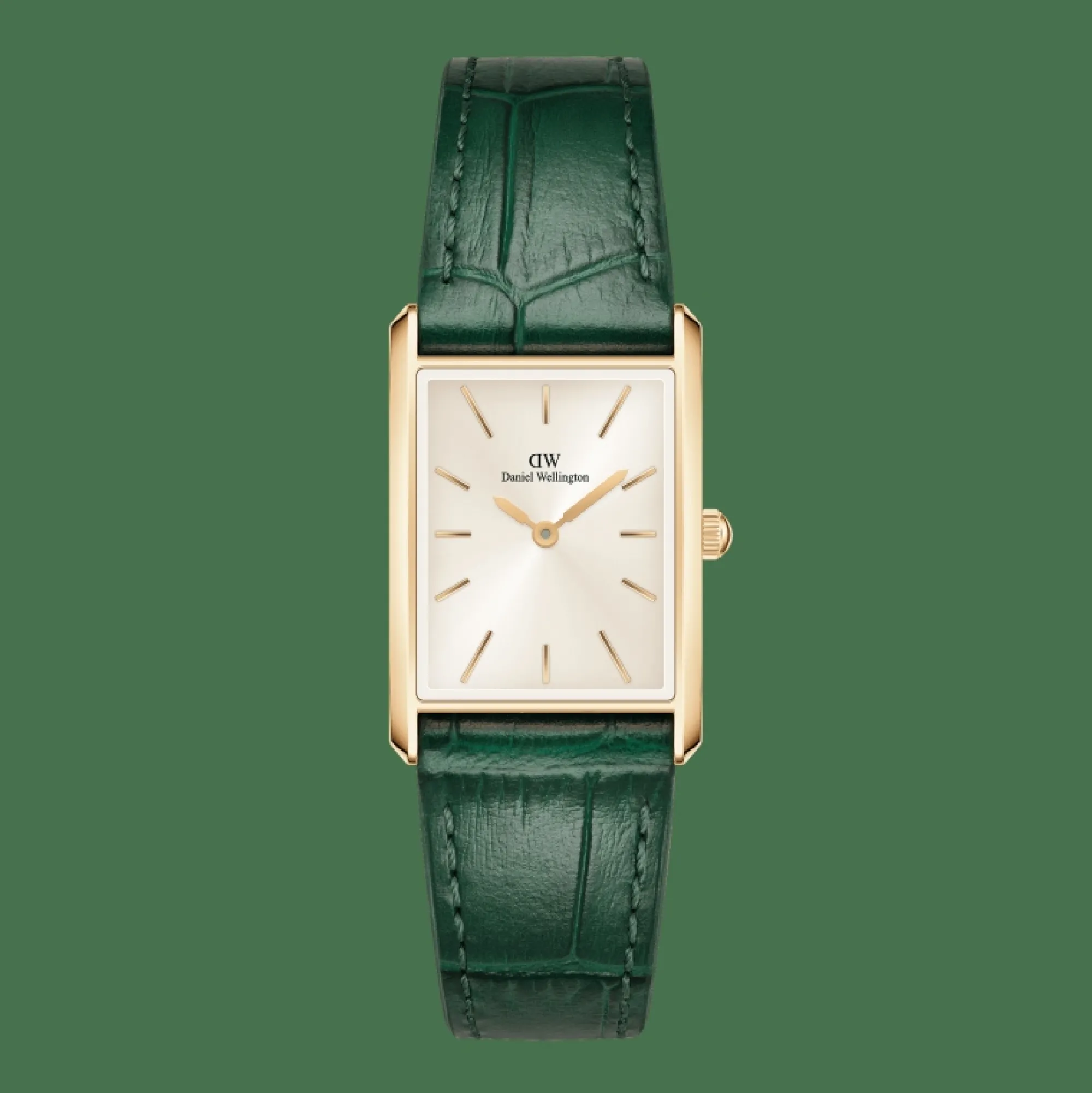 Damen Daniel Wellington Bound Crocodile Champagne Sunray