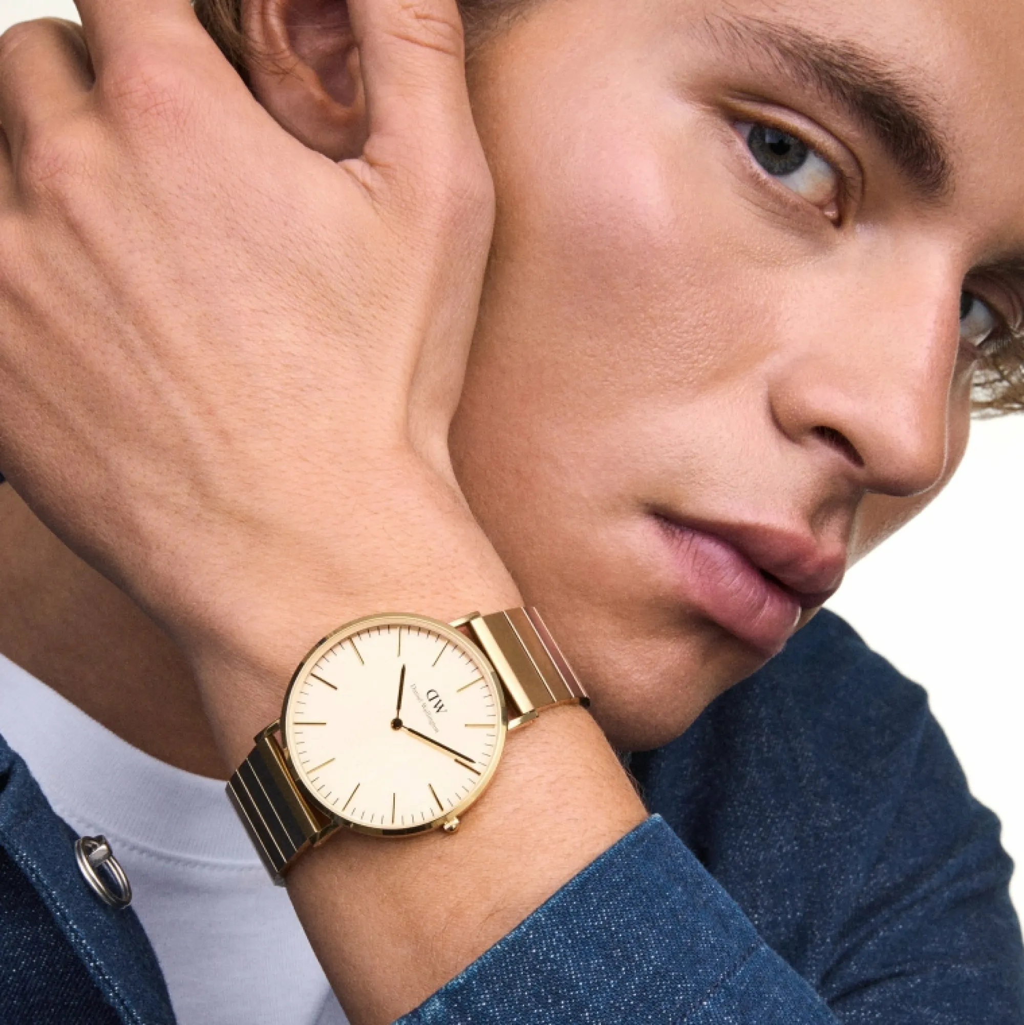 Herren Daniel Wellington Classic Piano Link Unitone