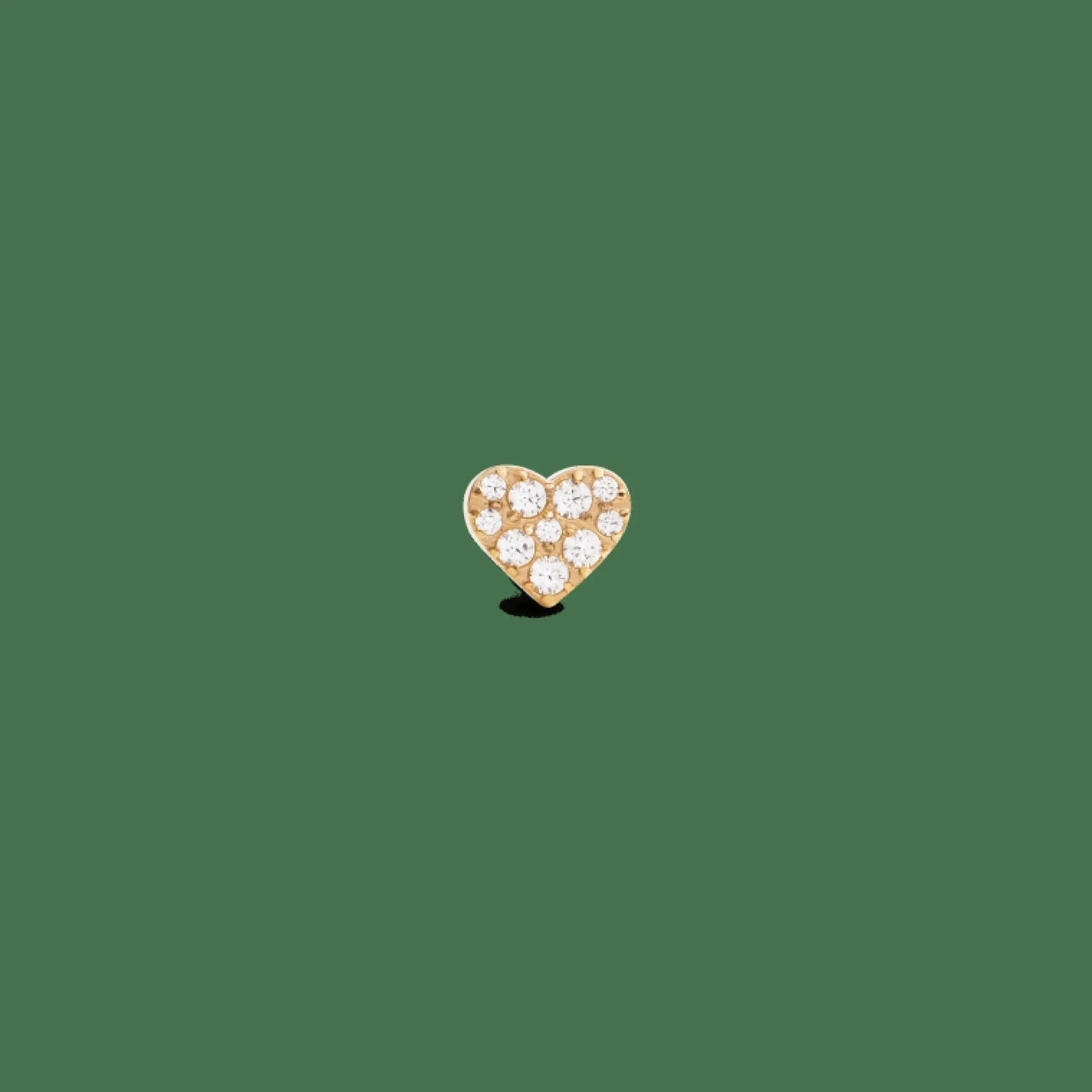 Daniel Wellington Crystal Heart Stud