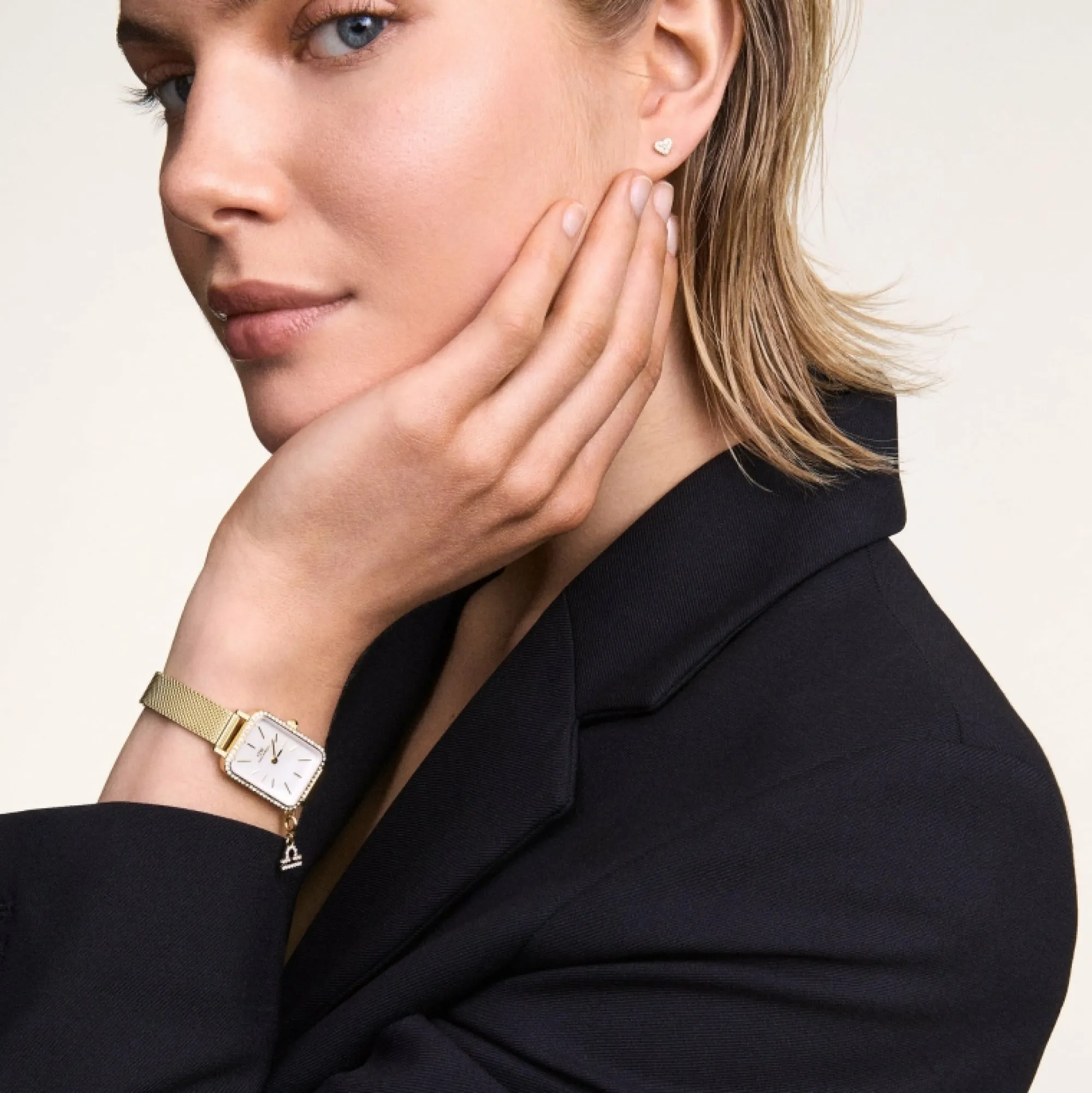 Daniel Wellington Crystal Heart Stud