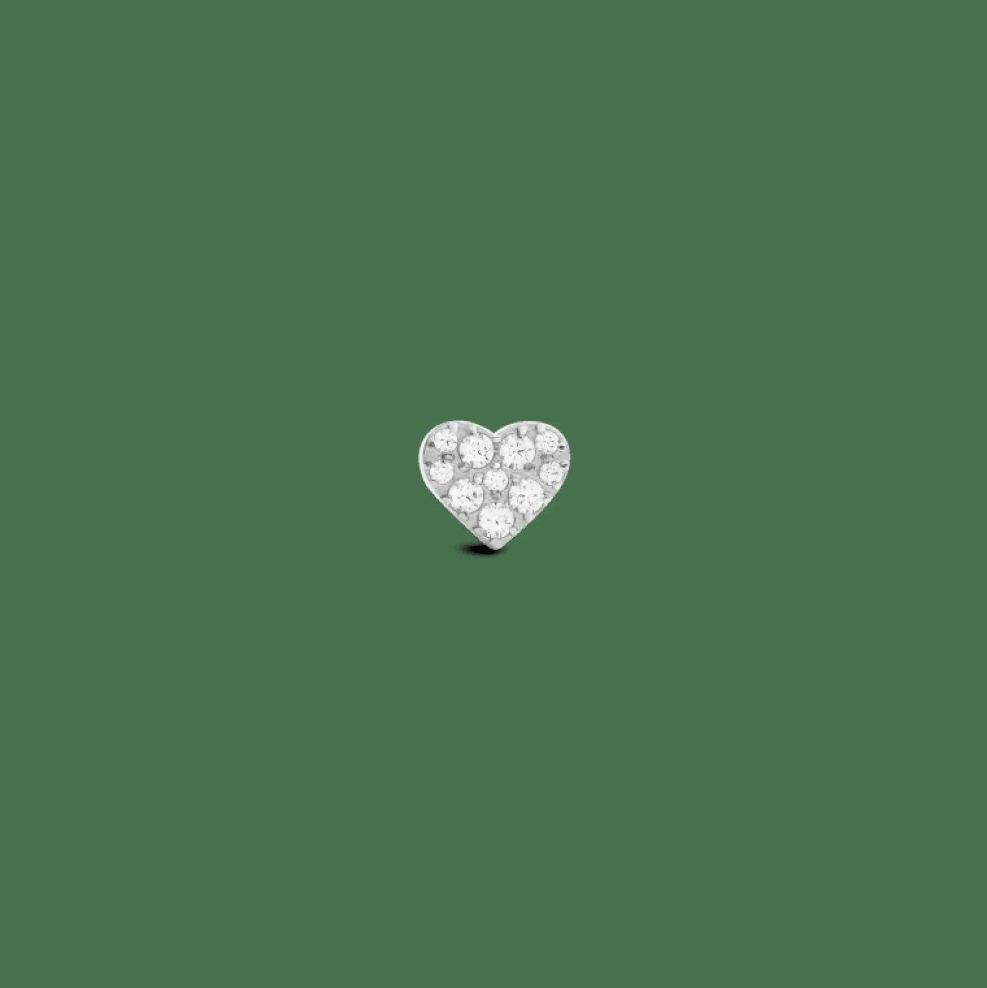Daniel Wellington Crystal Heart Stud