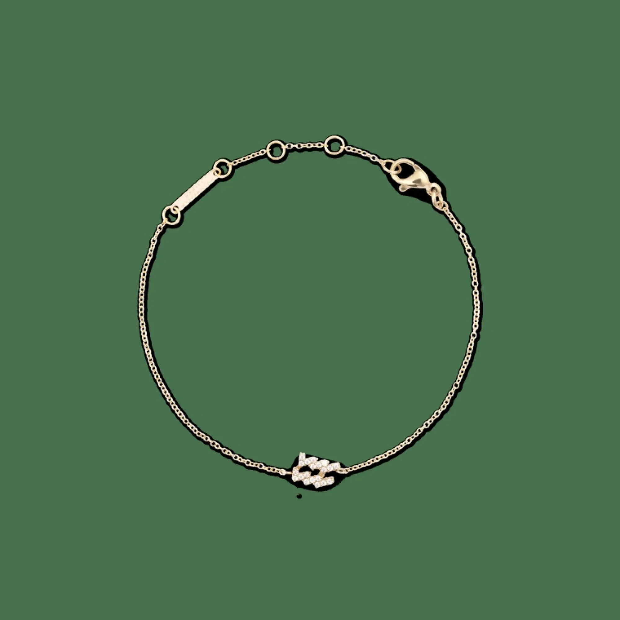 Daniel Wellington Crystal Zodiac Chain Bracelet