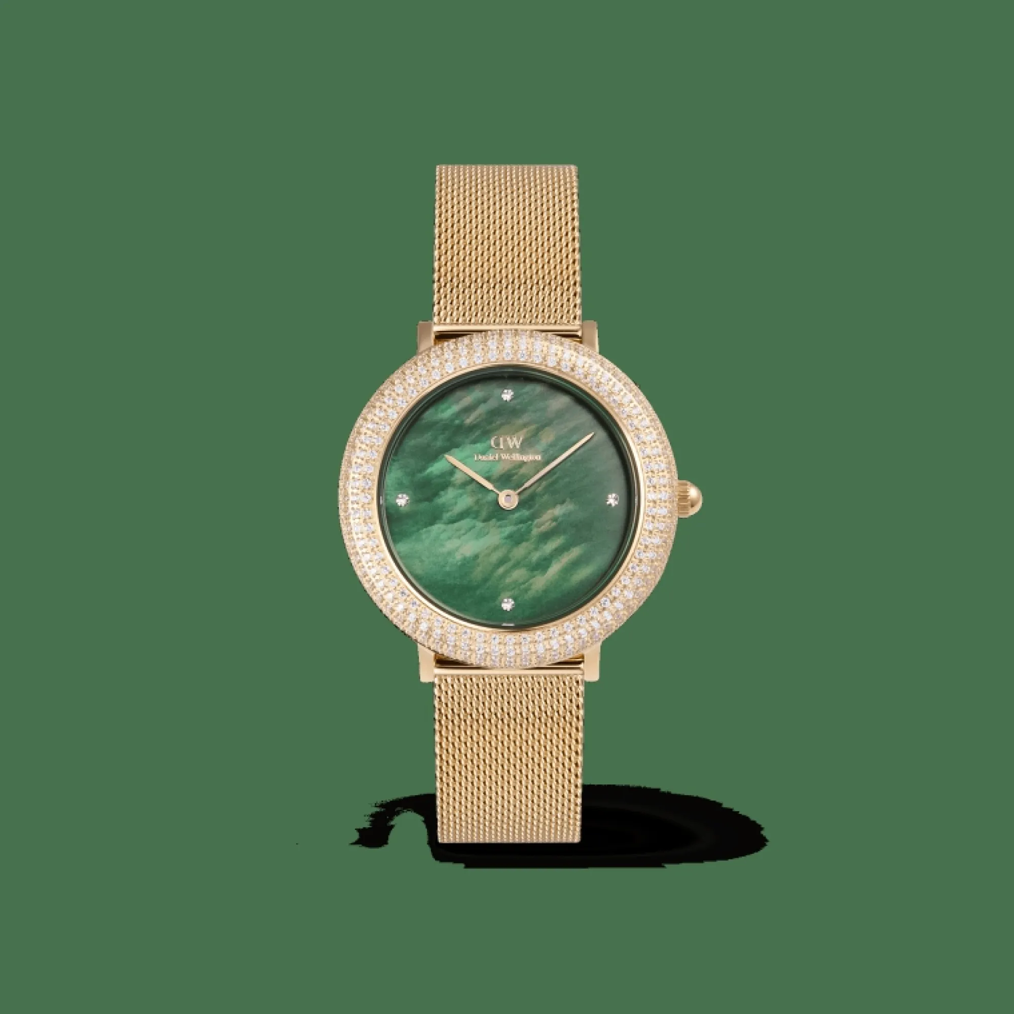 Damen Daniel Wellington Crystalline Bezel Ever Green