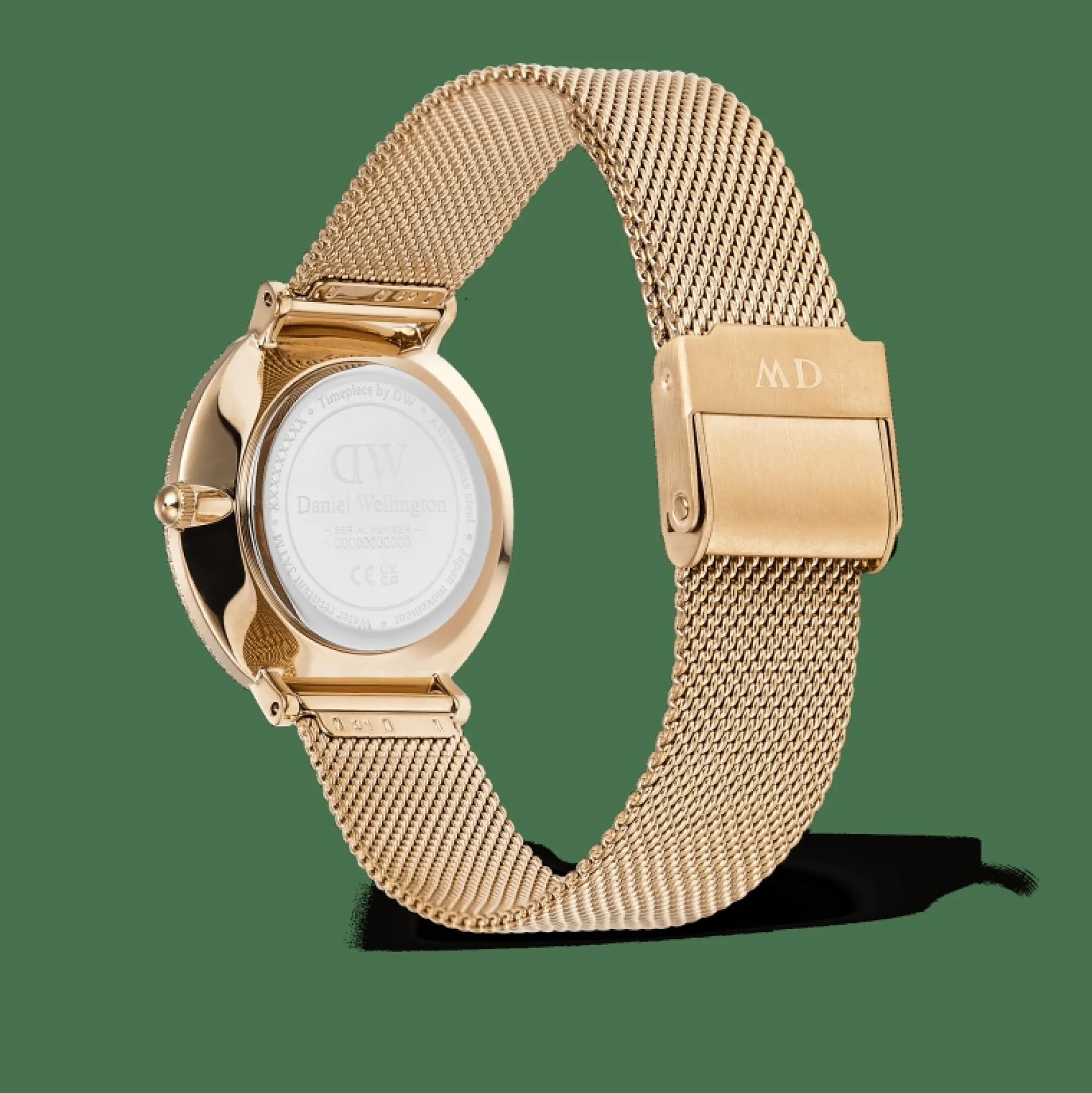 crystalline_bezel_evergold_green_3.webp Damen Daniel Wellington Crystalline Bezel Ever Green