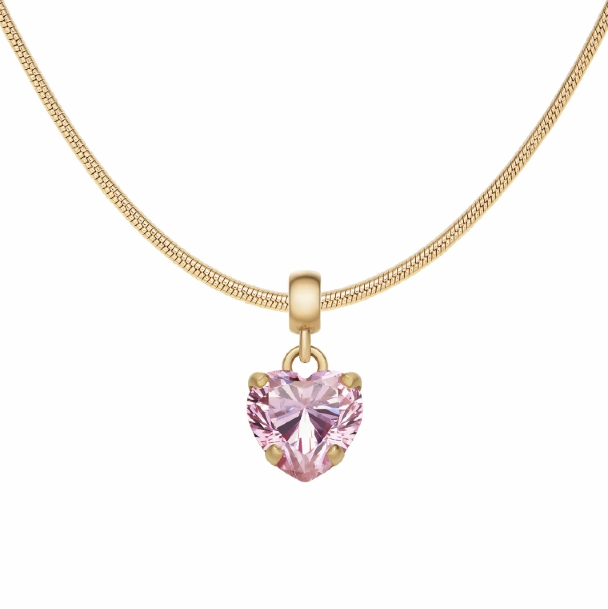 Daniel Wellington Heart Pink Crystal Charm G