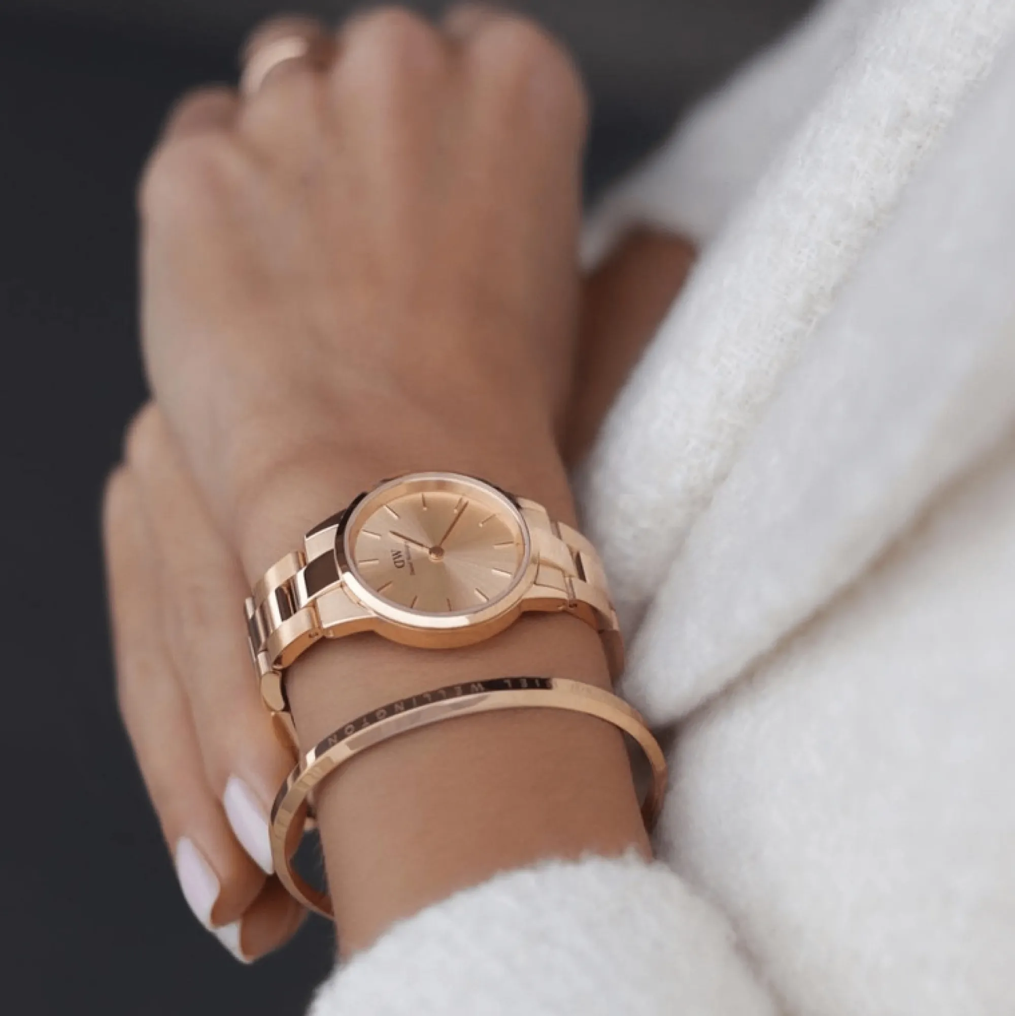Herren Daniel Wellington Iconic Link Unitone