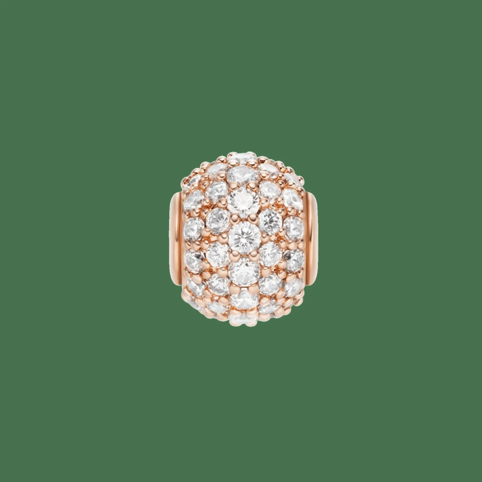 Daniel Wellington Pavé Orb White Crystal Charm RG