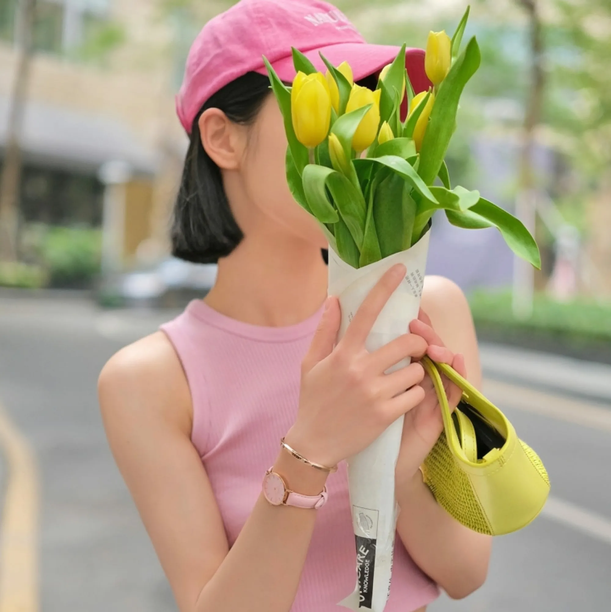 Damen Daniel Wellington Petite Cherry Blossom