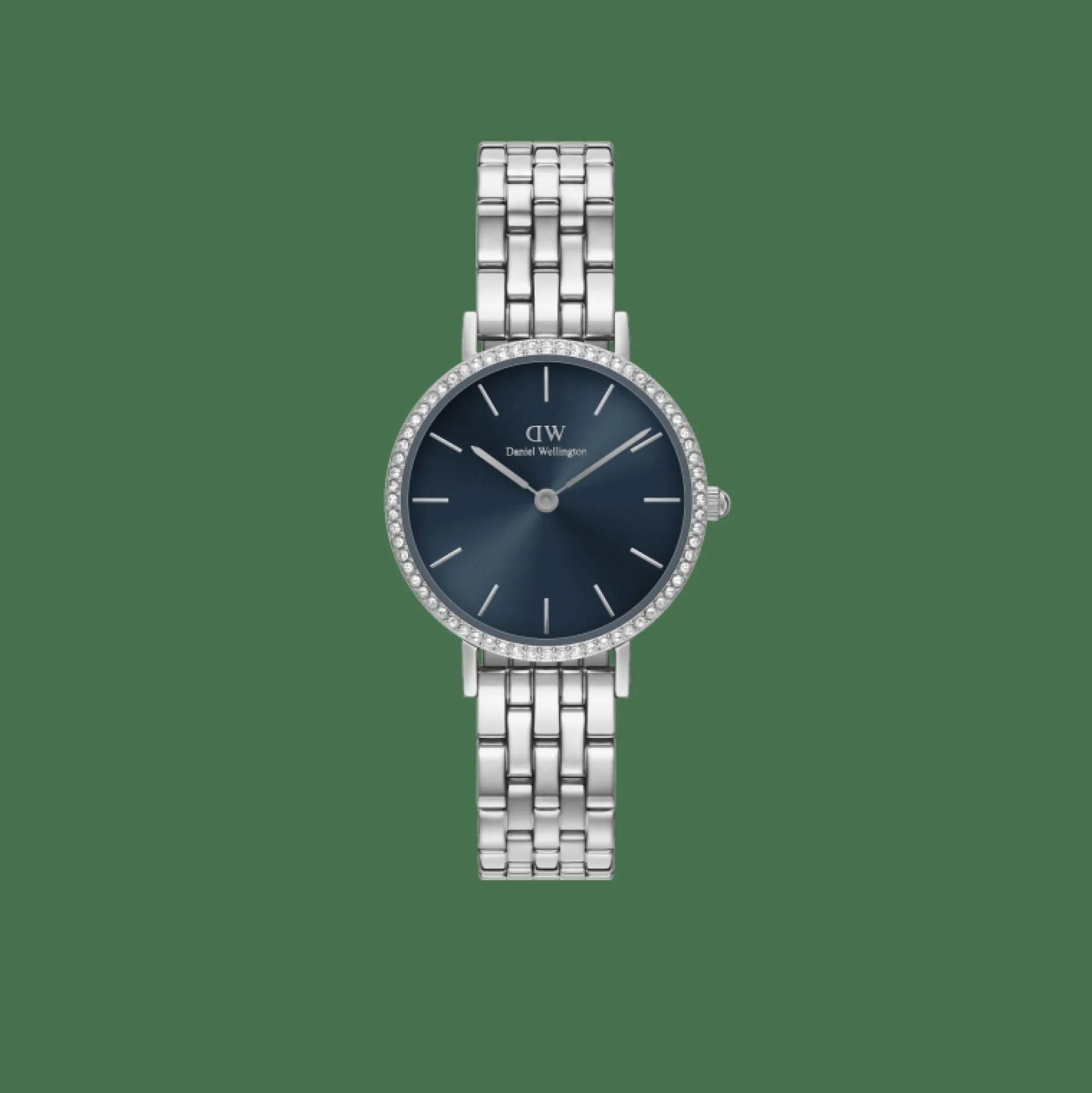Damen Daniel Wellington Petite Lumine Bezel 5-Link Arctic S