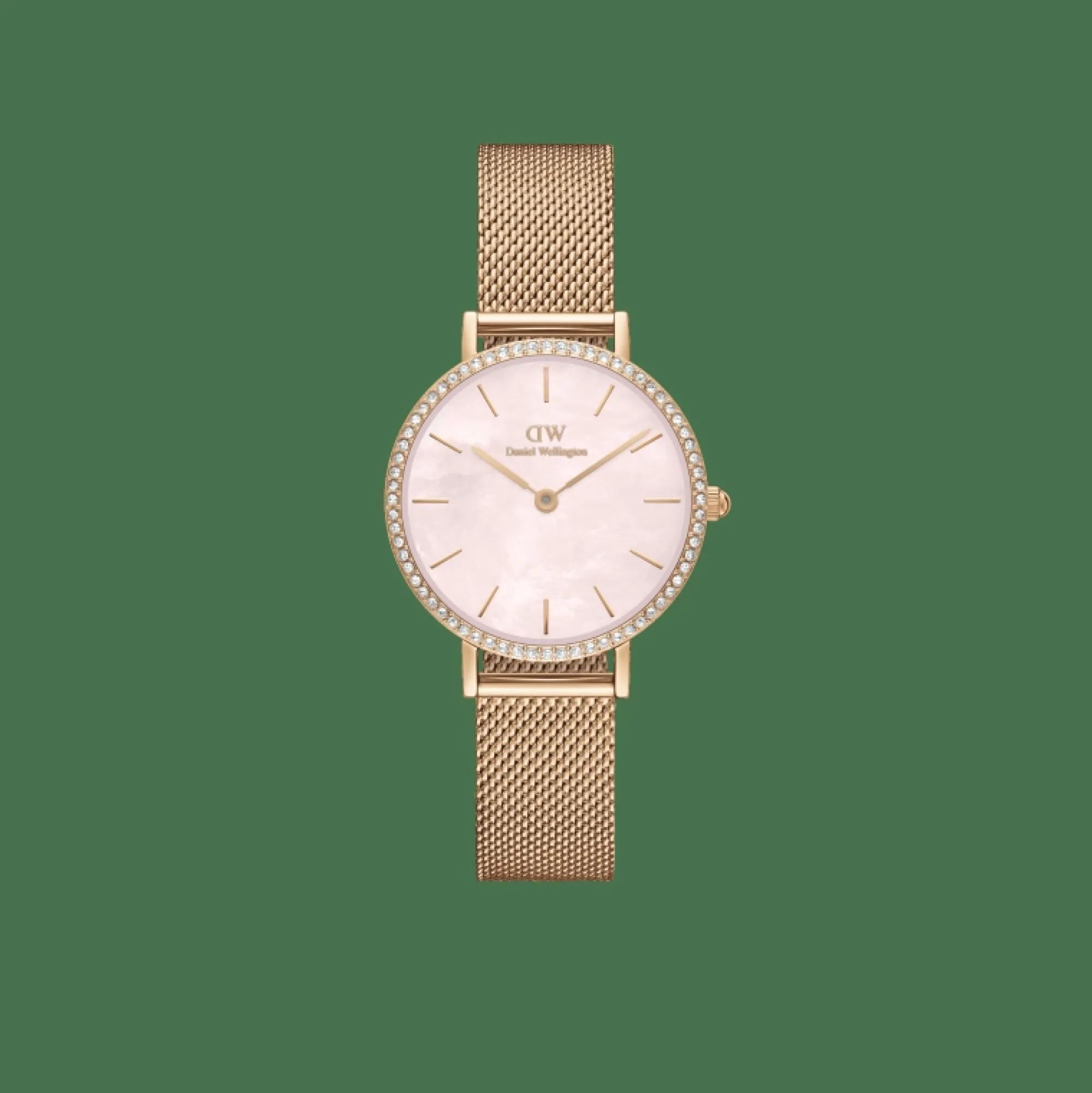 Damen Daniel Wellington Petite Lumine Bezel Melrose Pink MOP