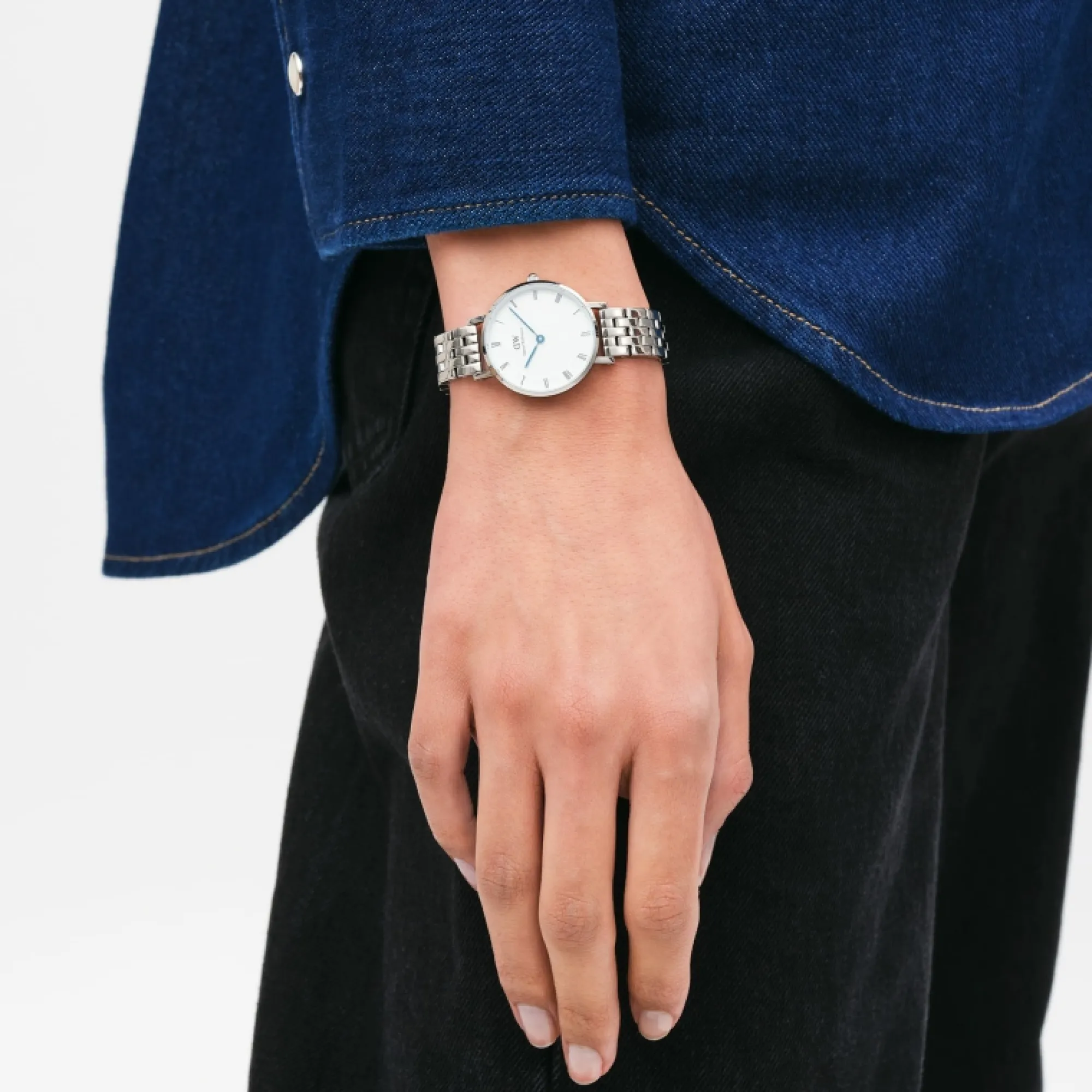 Damen Daniel Wellington Petite Roman Numerals 5-Link