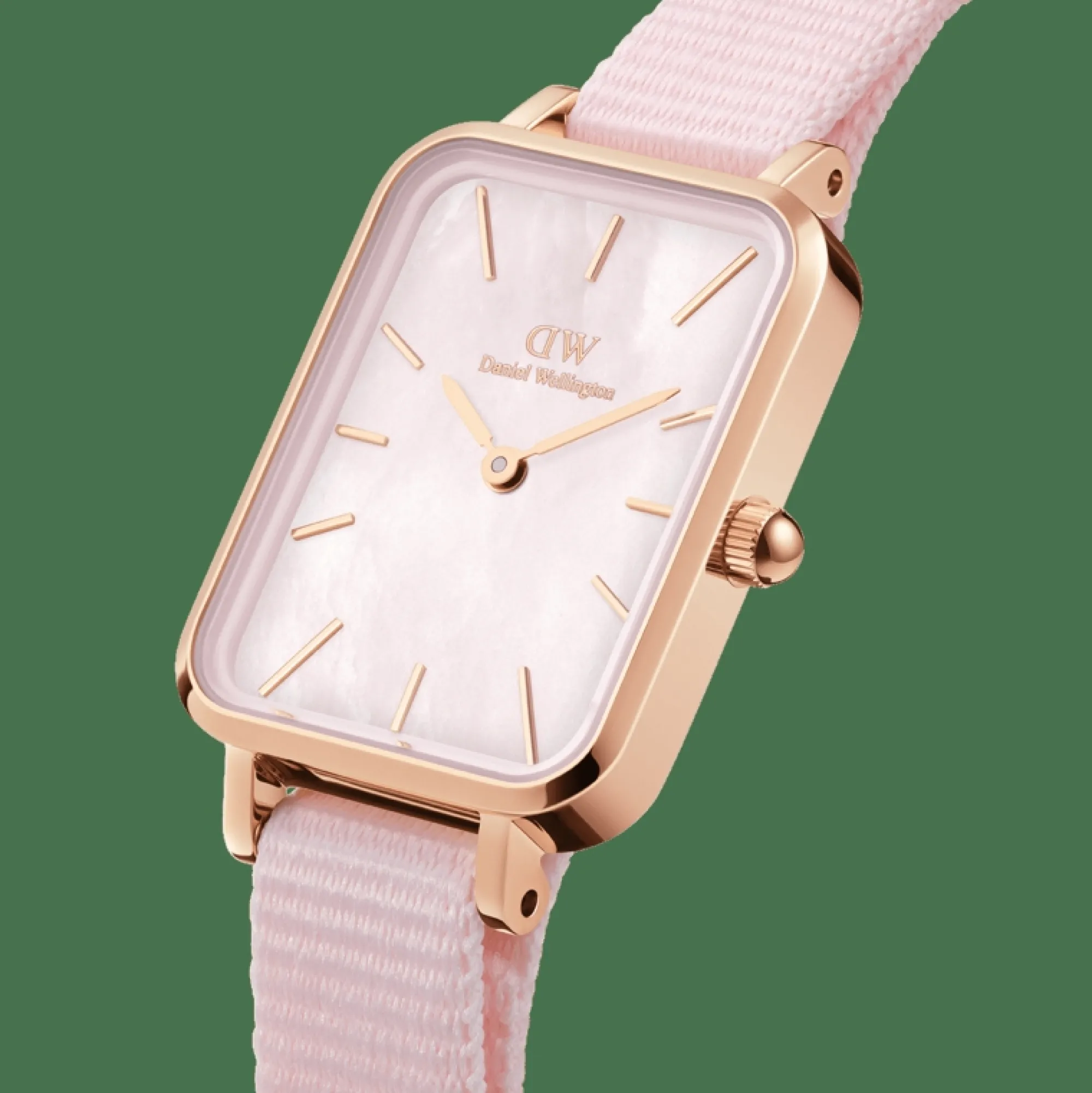 Damen Daniel Wellington Quadro Coral