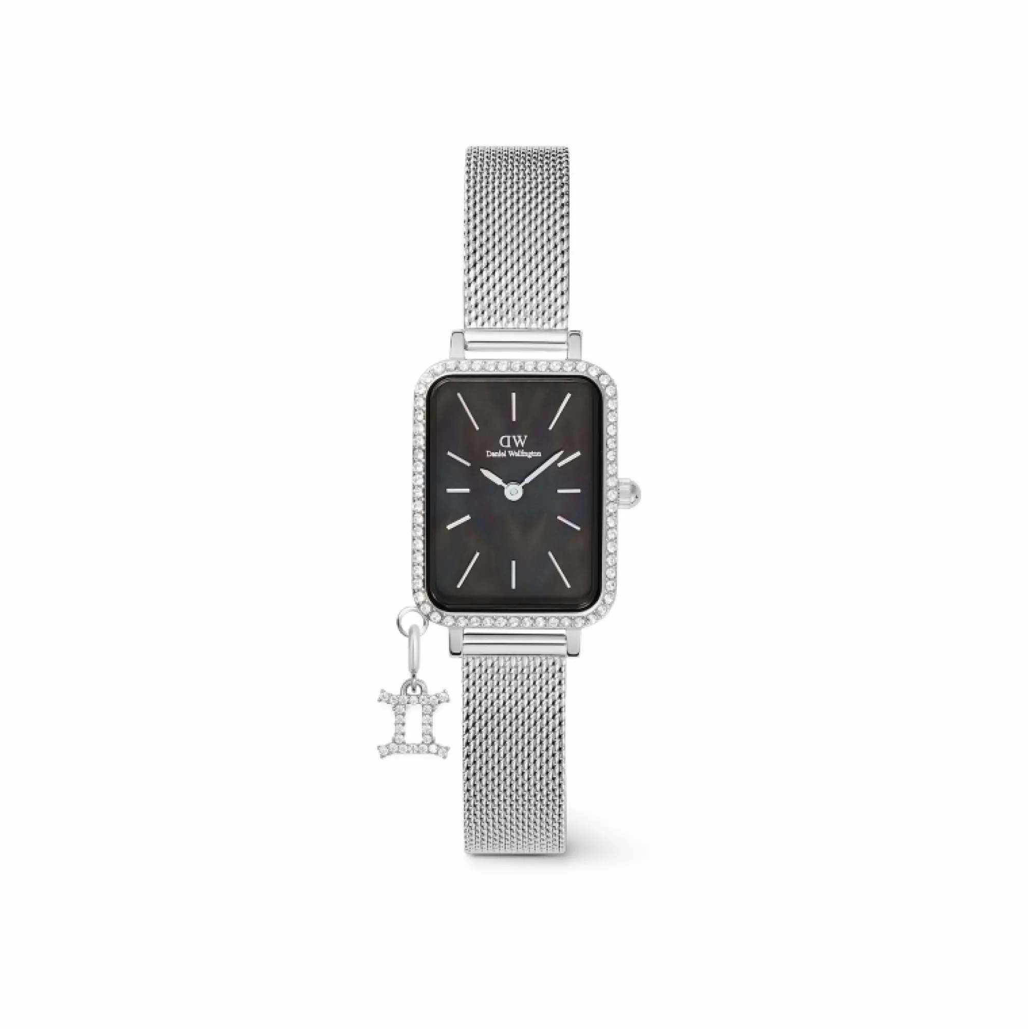 Damen Daniel Wellington Quadro Crystal Zodiac Sterling