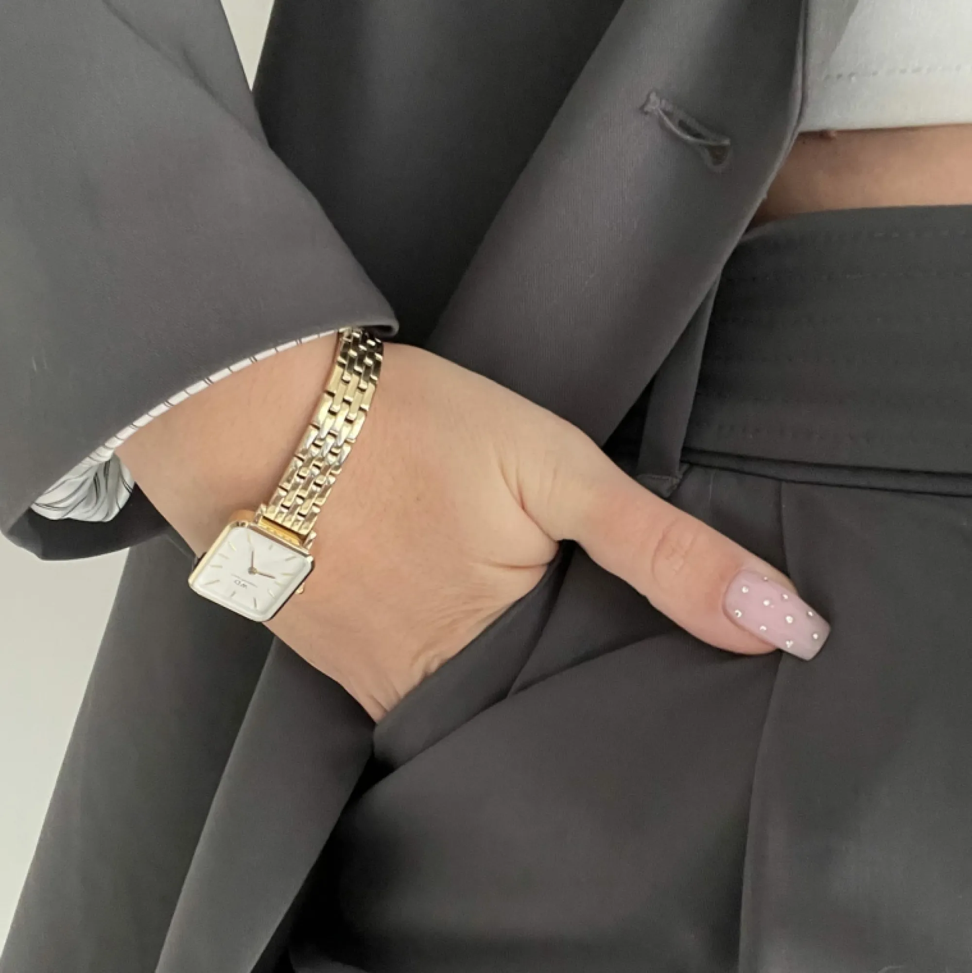 Damen Daniel Wellington Quadro 5-Link Ever