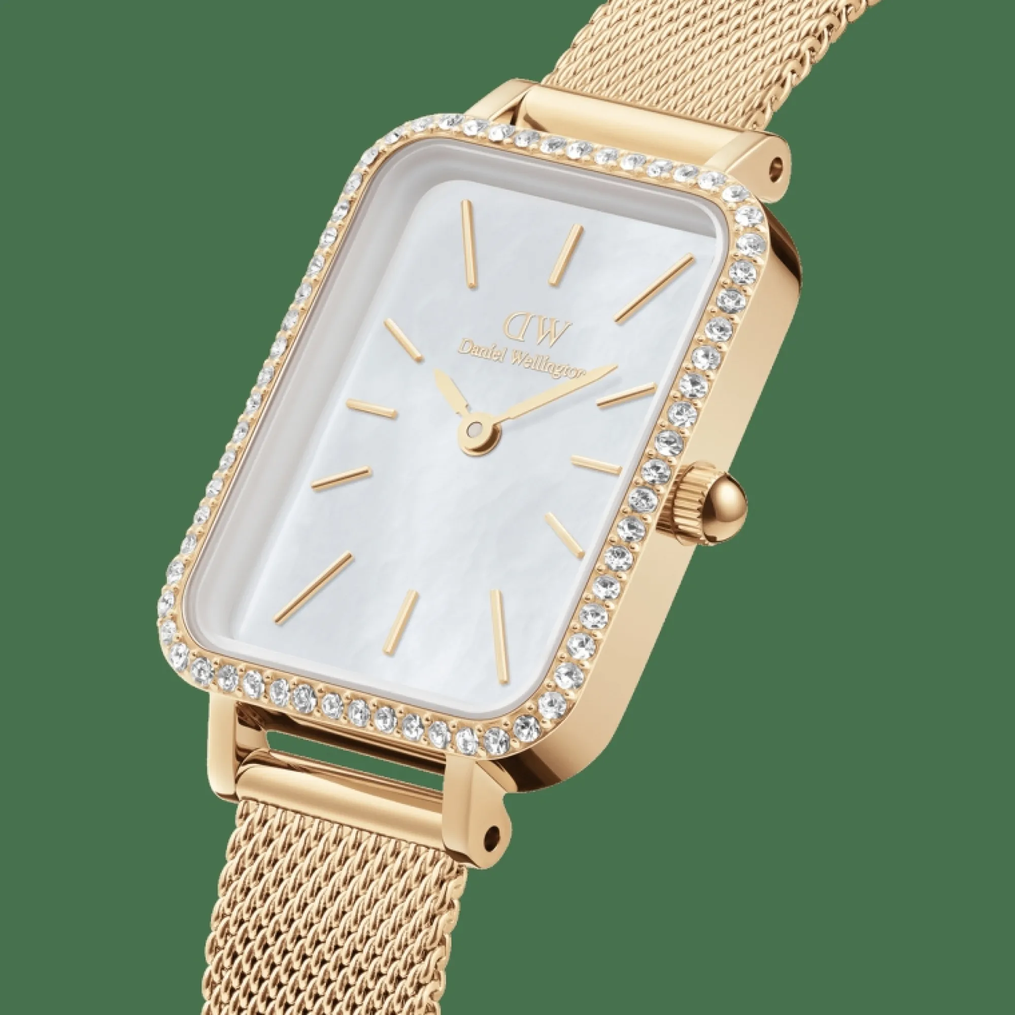 Damen Daniel Wellington Quadro Lumine Bezel Ever MOP