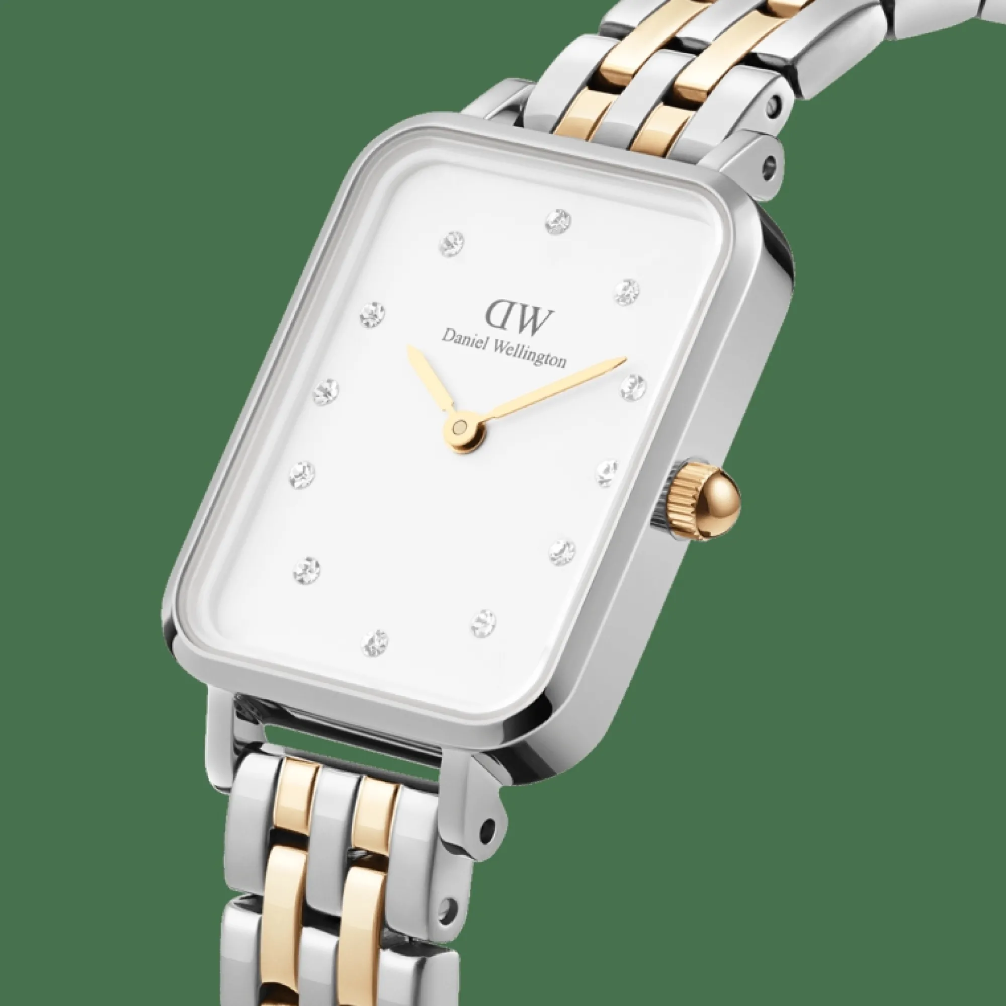 Damen Daniel Wellington Quadro Lumine 5-link two-tone