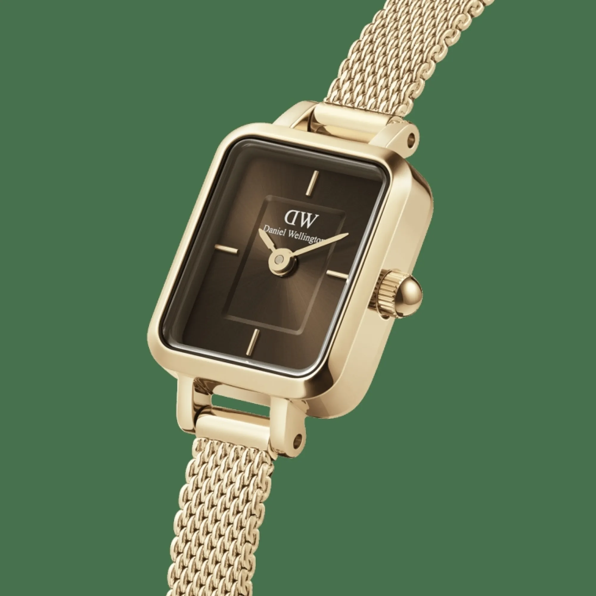 Damen Daniel Wellington Quadro Mini Ever Amber