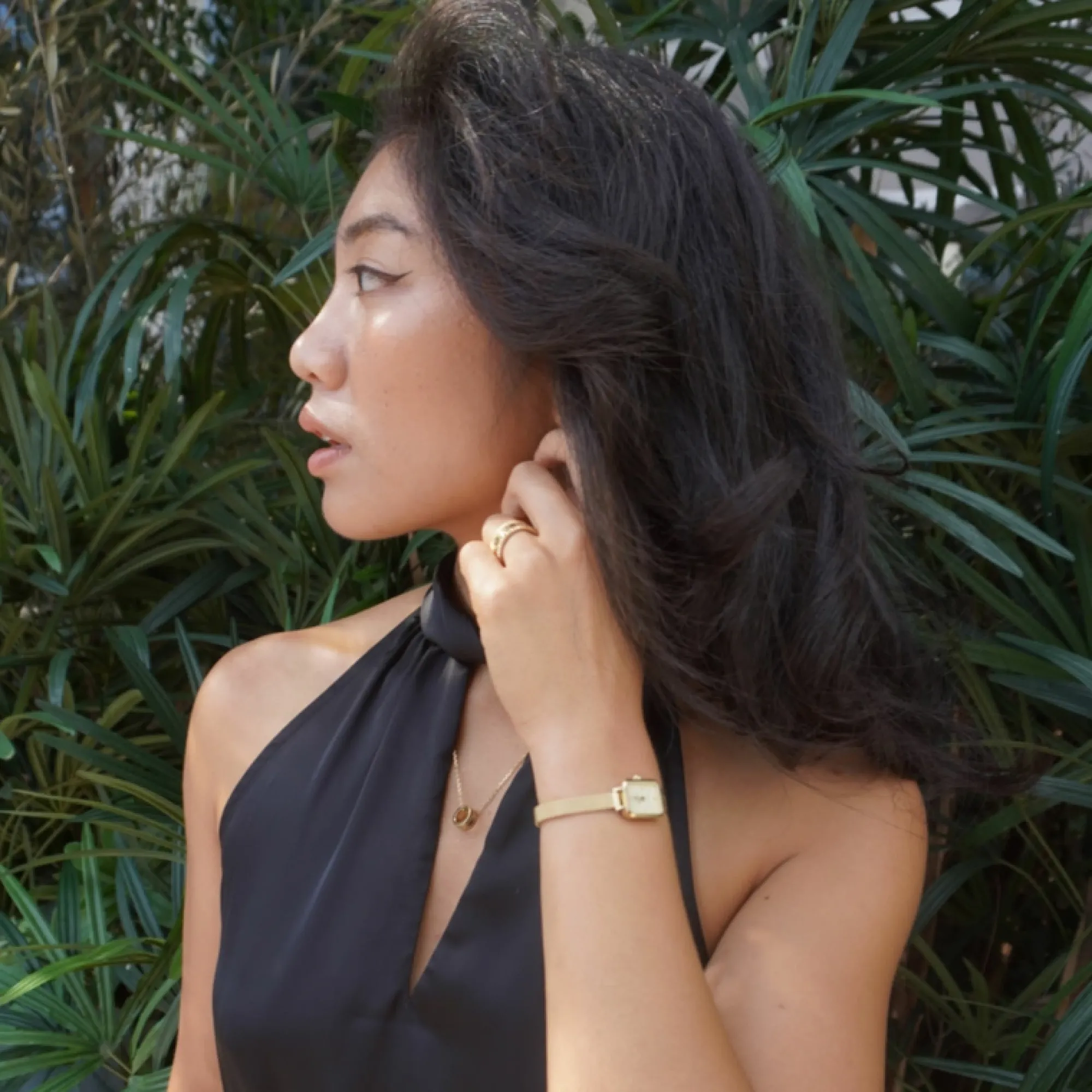 Damen Daniel Wellington Quadro Mini Ever Champagne