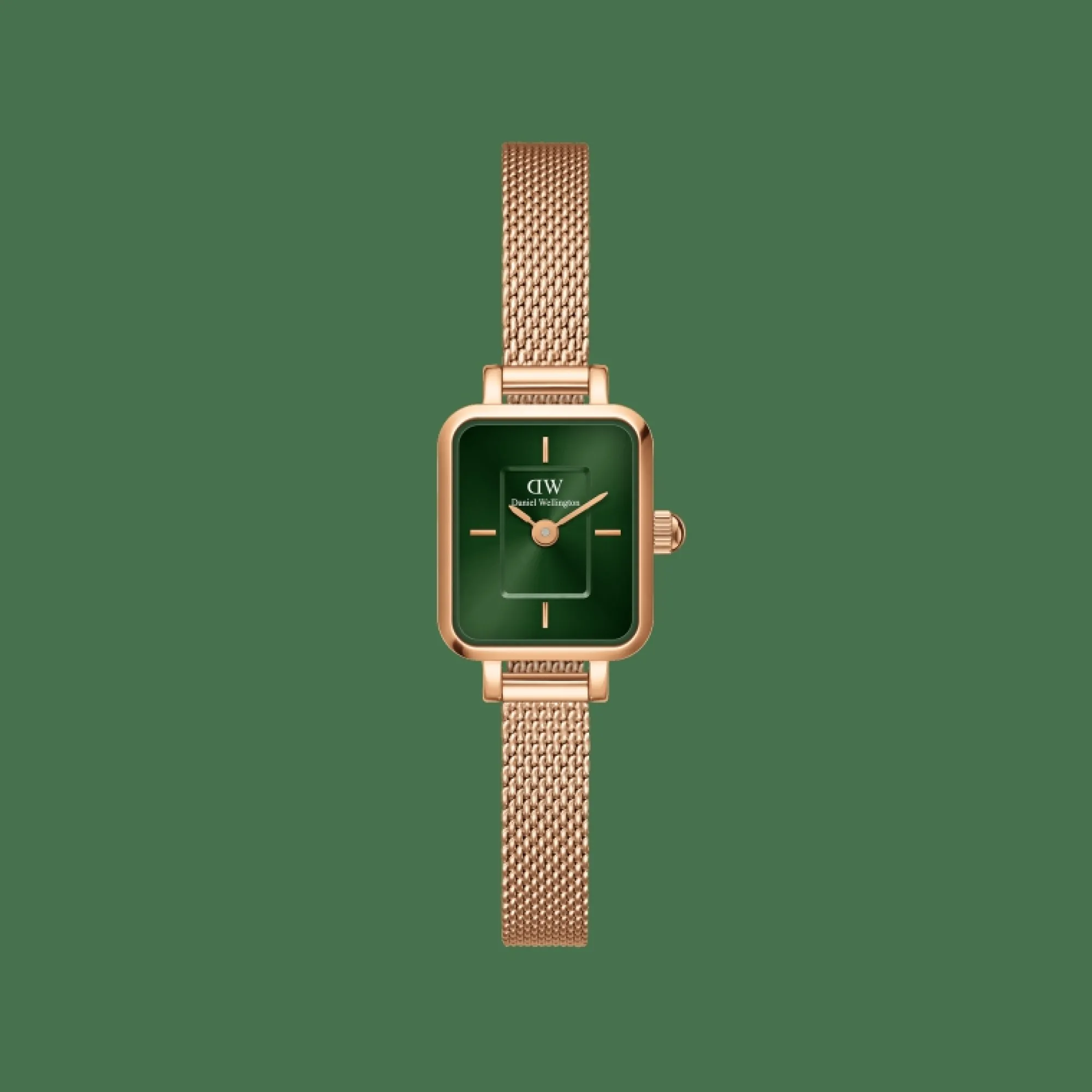 Damen Daniel Wellington Quadro Mini Melrose Emerald