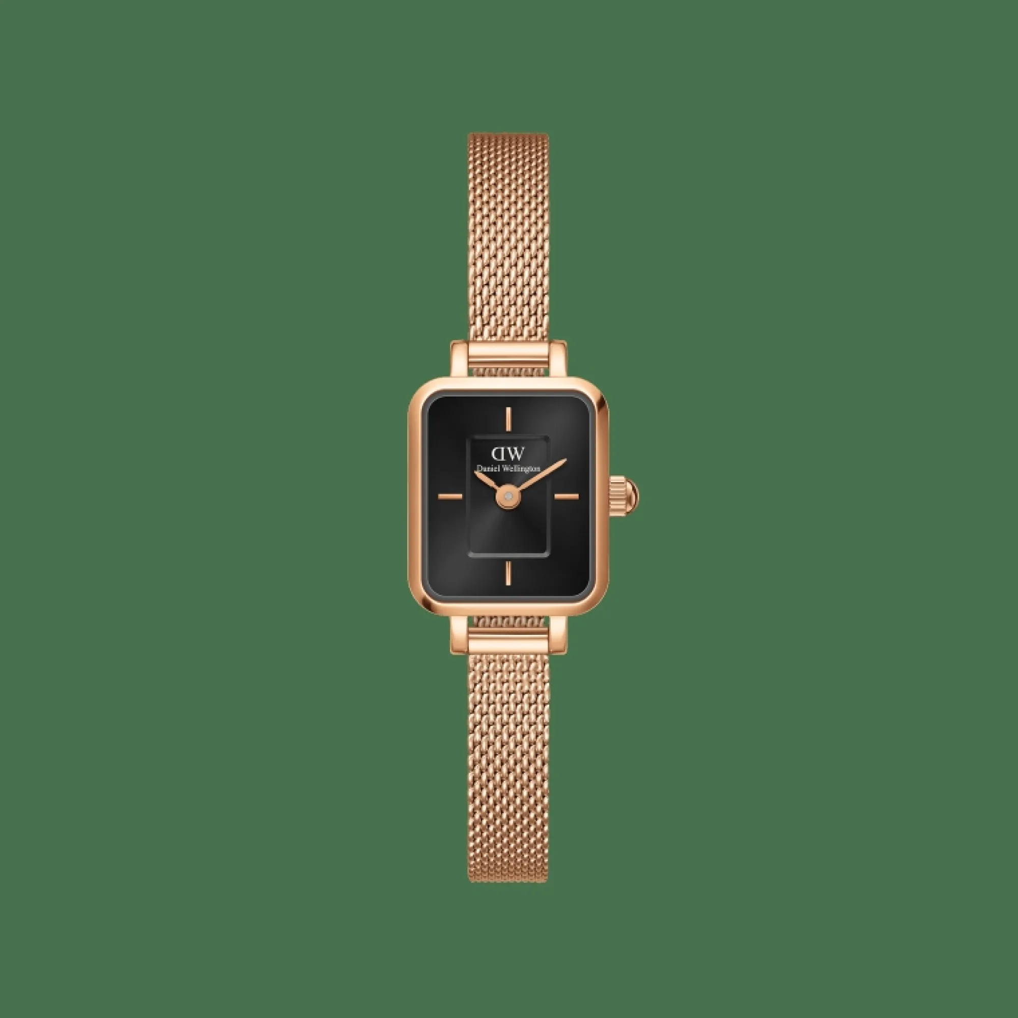 Damen Daniel Wellington Quadro Mini Melrose Onyx
