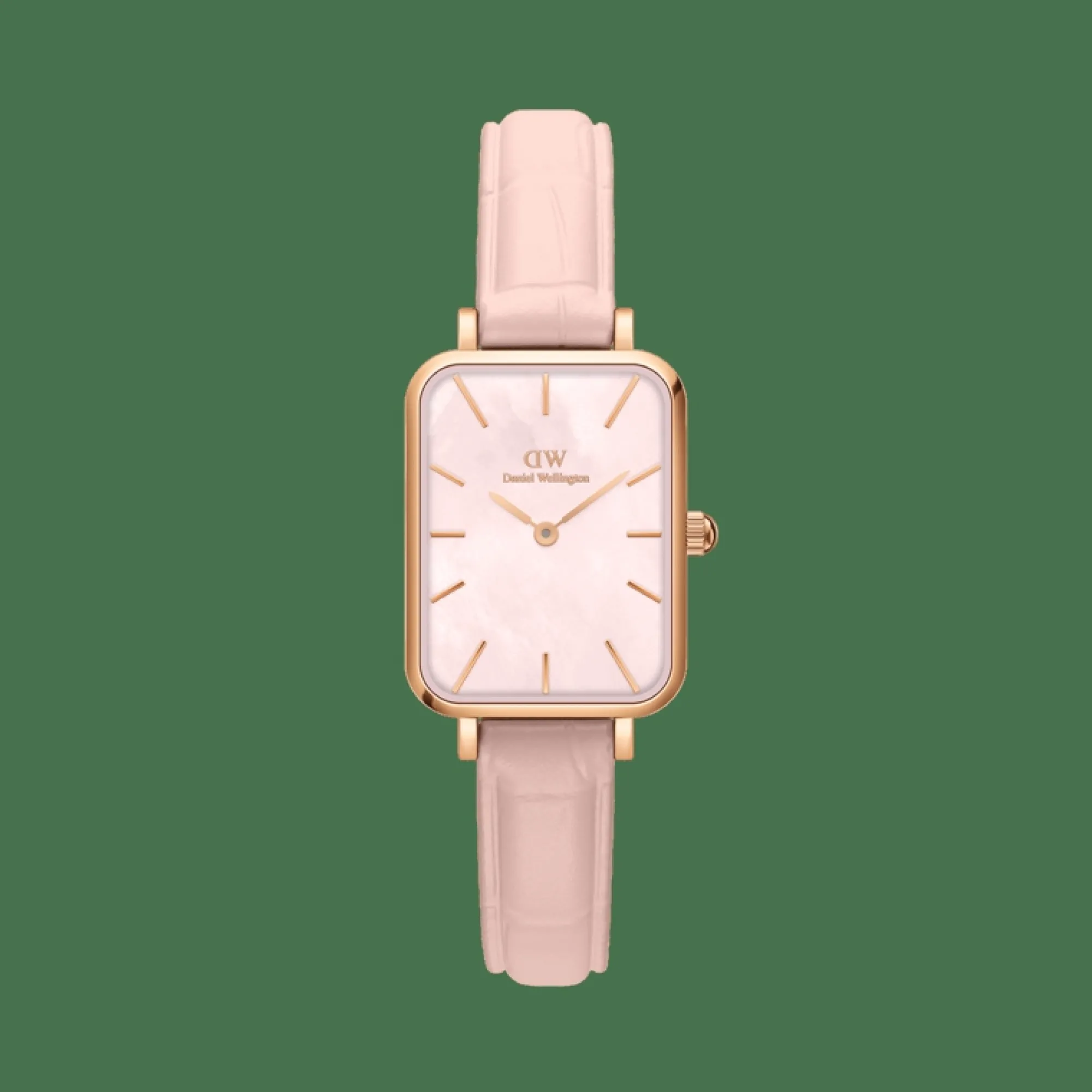 Damen Daniel Wellington Quadro Pressed Rouge