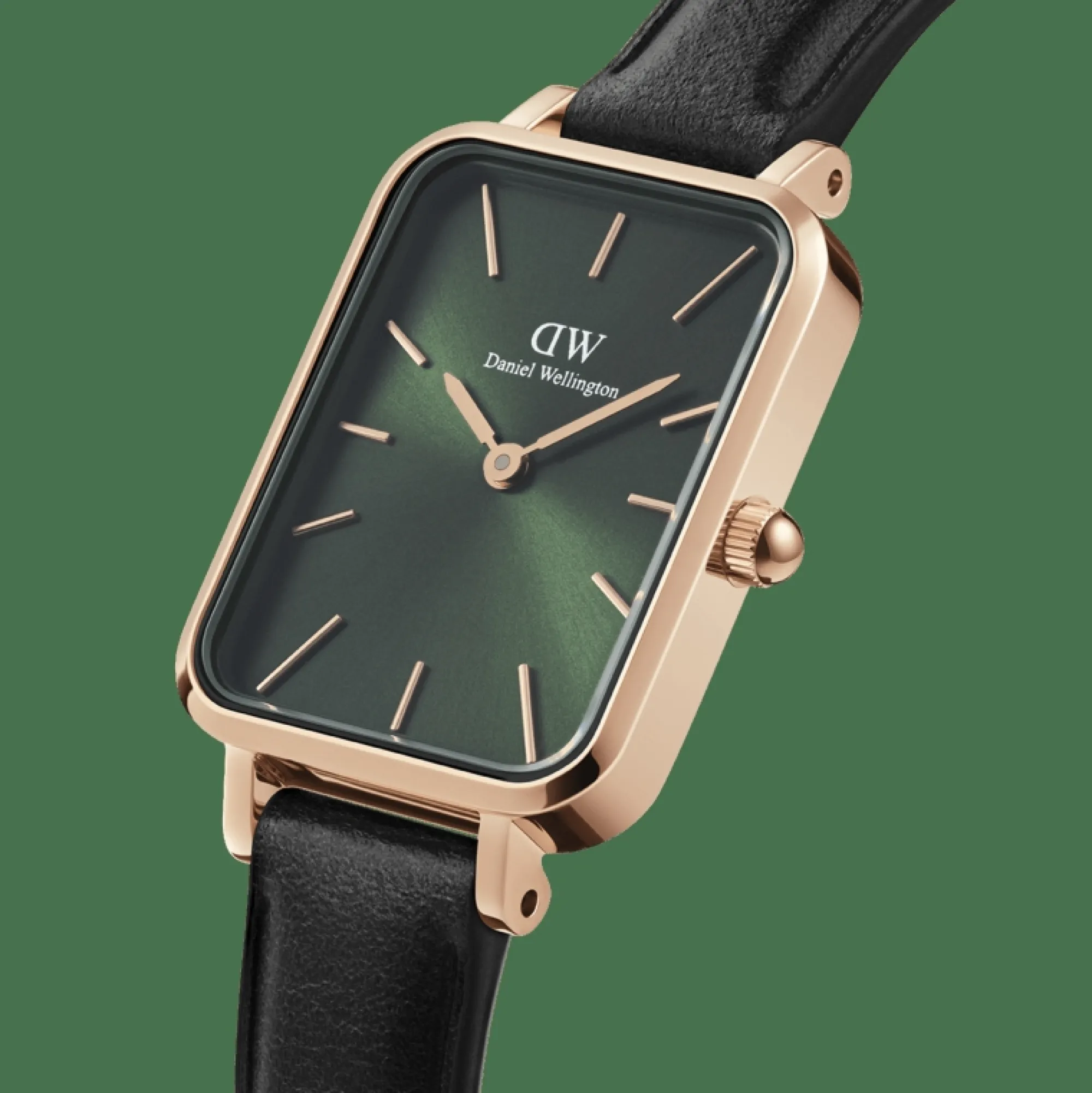 Damen Daniel Wellington Quadro Pressed Sheffield Emerald