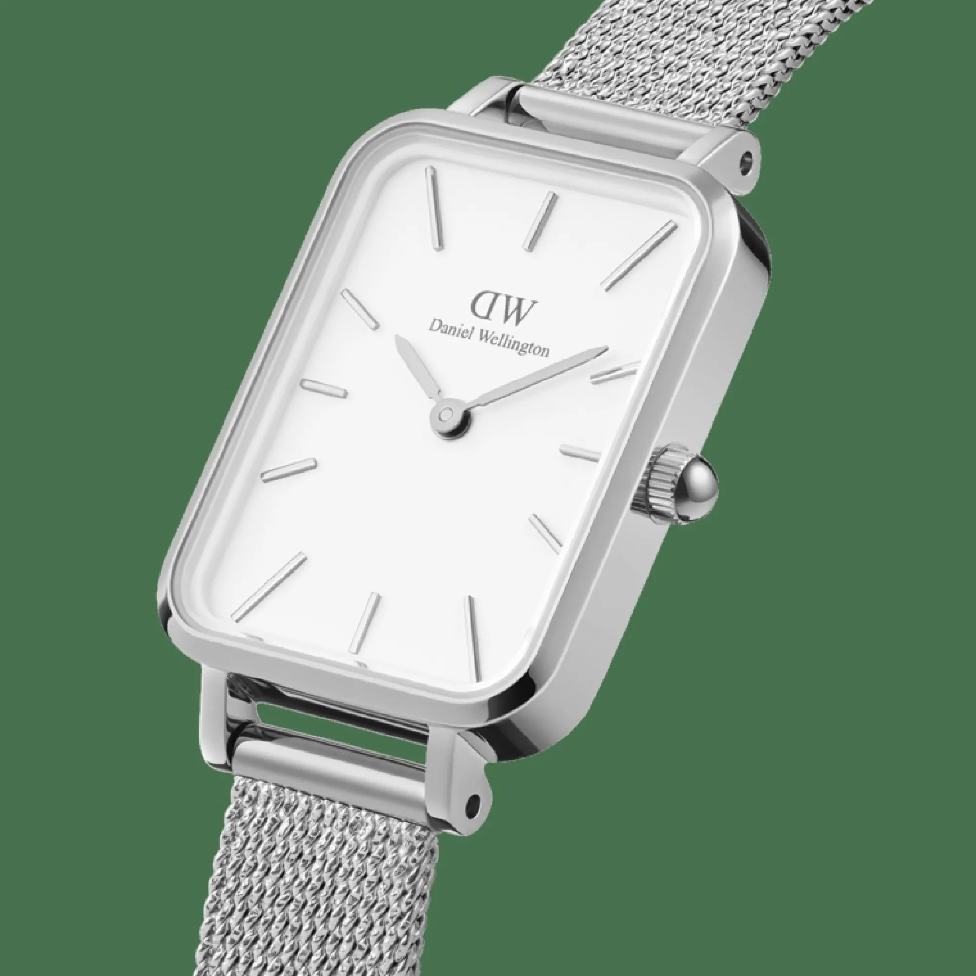 Damen Daniel Wellington Quadro Pressed Sterling
